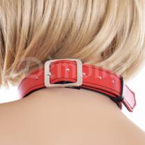 FAUX LEATHER NECKLACE