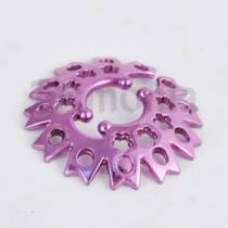 CAPEZZOLI DI PLASTICA VIOLA