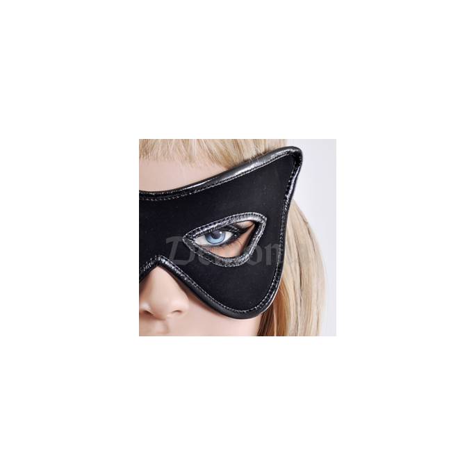 BLACK LEATHER MASK
