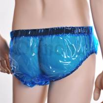 CALZONCILLOS TURQUESA TRANSPARENTE