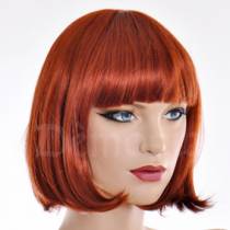 KURZES ROTES KARO MIT PONY